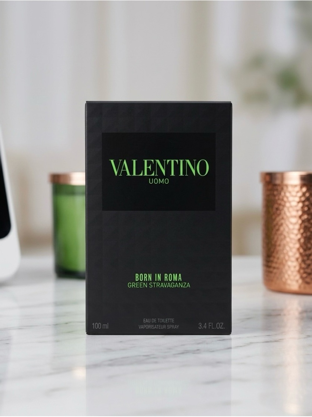 Valentino Uomo Born in Roma Green Stravaganza - Black & Neon Green